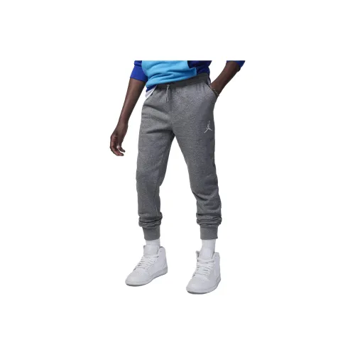 Детские Jordan Вязаные Тренировочные Штаны Серого Цвета