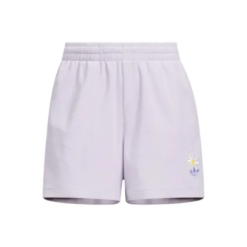 Adidas Originals Спортивные шорты Женские Светло-фиолетовые