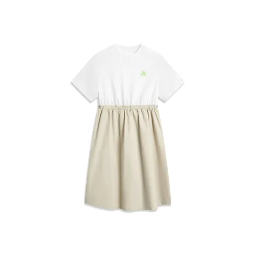 LINING YOUNG Платье На открытом воздухе SS25 Стандартный Белый Берег Серый Подростки