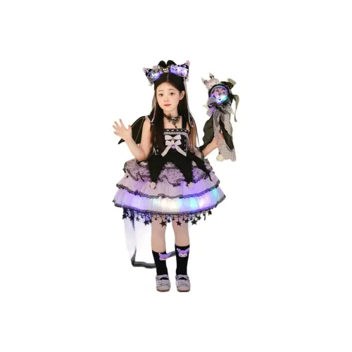 Хелло Китти Платье Одиночная пара Юбка Дети 3-7 лет