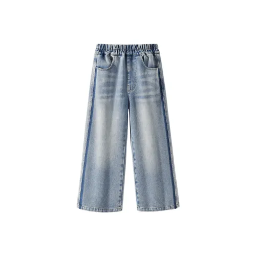 Hello Kitty Jeans Sanrio Series Однотонный Детский