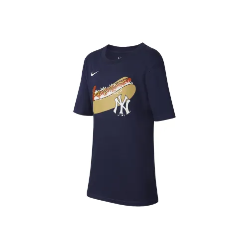 nike x ×MLB T-рубашка темно-синяя подростковая