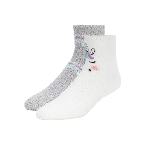 Skechers 2 шт Белый + Серый Kids Носки