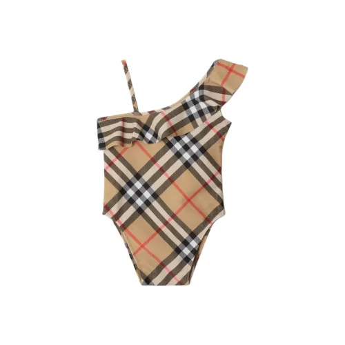 Burberry Облегающие купальники для малышей и детей дошкольного возраста цвет хаки