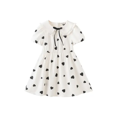 DAVE BELLA Платье Сердце Принт Дети Возраст 3-7 лет