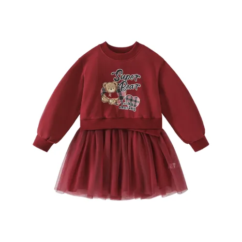 JELLYBABY Платье Бордового цвета Подростки