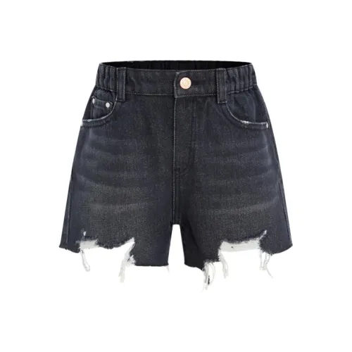 Little MO CO. Шорты Дошкольный Деним Черный