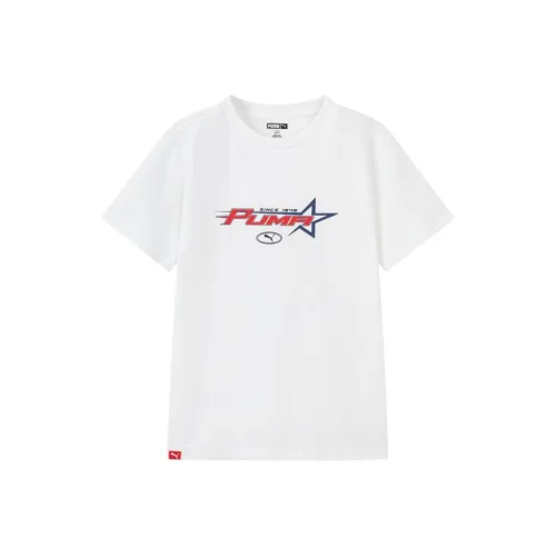 PUMA 1948 Натуральный Белый 10101 KIDS T-Рубашки