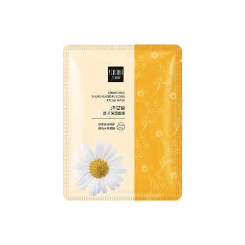 SENANA Ромашка Успокаивающий и Увлажняющий Маски для лица Увлажняющий и Гидратирующий 25г Планшет