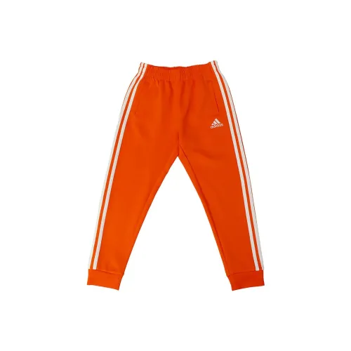 Adidas Вязаные Тренировочные Штаны Детские Оранжевые Белые