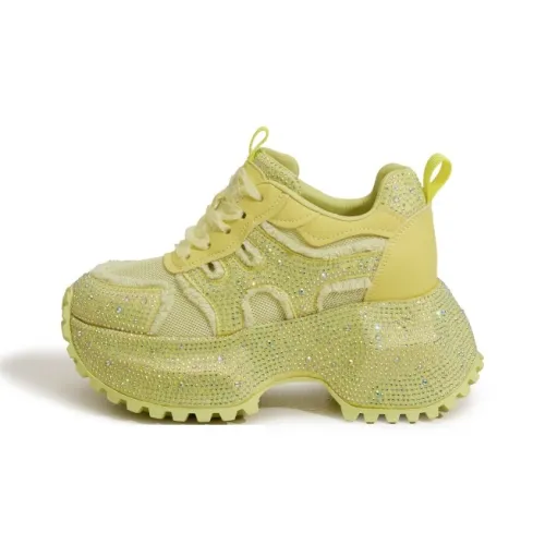 Milan Love Song Амортизаторы Устойчивые к истиранию Низкий топ Толстая подошва Кроссовки Женские