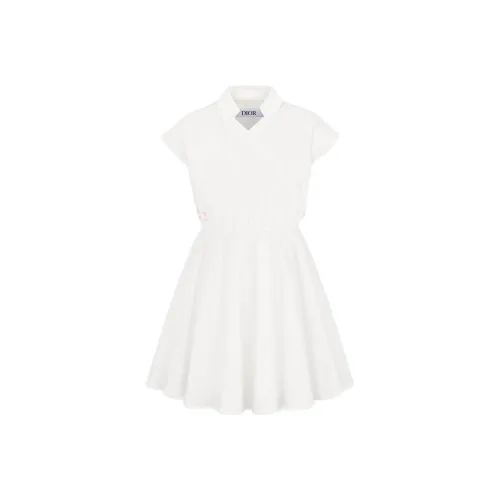 DIOR Белые Платья для Детей
