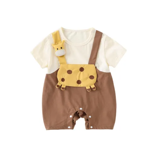 XiaoJinBu Комбинезон Светло-коричневый для младенцев и малышей