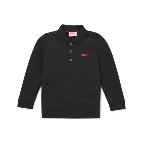 HUGO BOSS Черные Детские Рубашки T