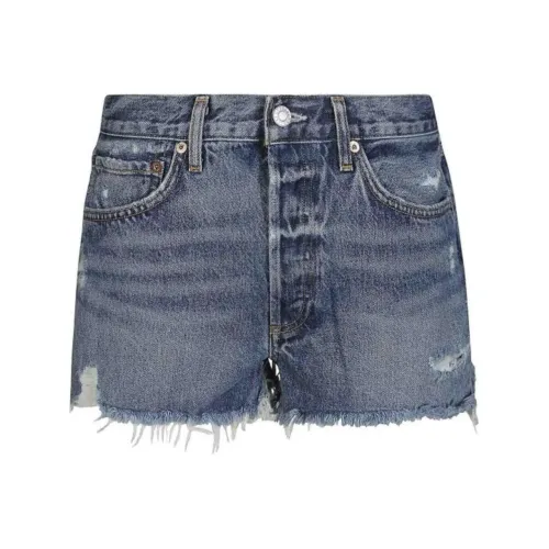 AGOLDE Джинсовые шорты Женские Blue