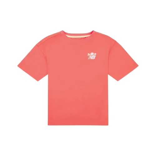 New Balance Graphic T-Shirt Red Teenagers