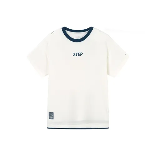 XTEP T-Shirt SS25 Элегантный Белый Подростки