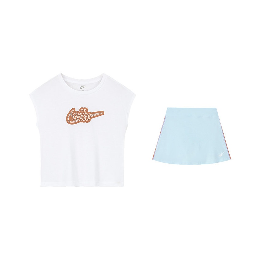 nike two piece skirt set