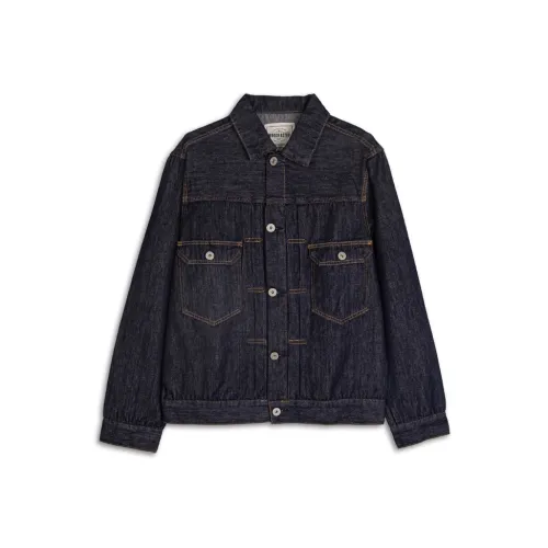 WUREN Синий Черный Мужские Куртки