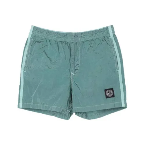 STONE ISLAND Kids Шорты Детские Зеленые