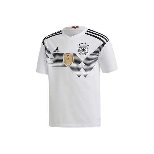 Adidas Белая школьная рубашка с коротким рукавом