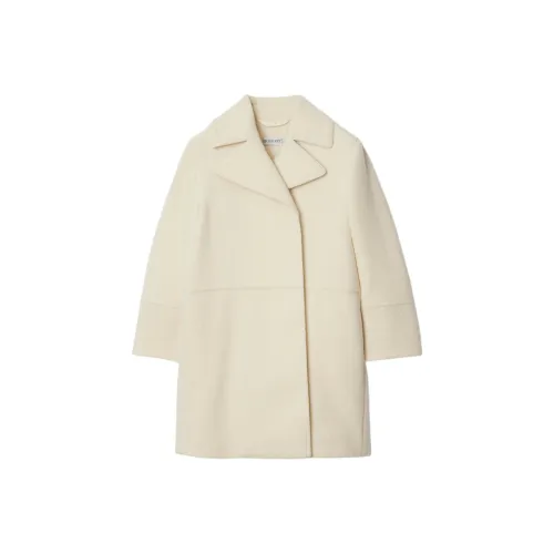 Burberry FW24 Стандартное издание Нейлон Пальто Весна-осень Зимний Детский Бежевый