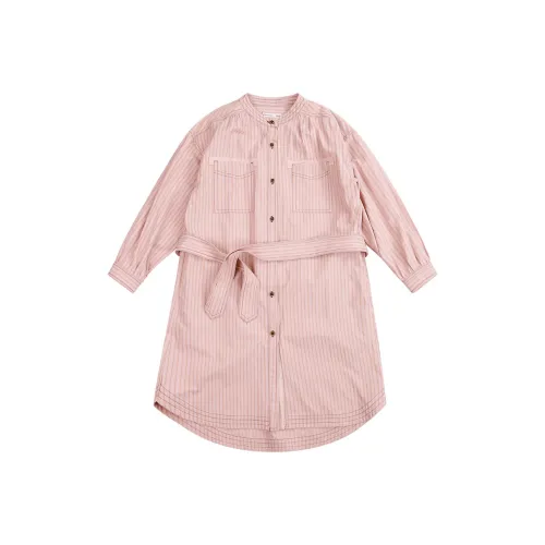 Pure and Good Детское платье для подростков розовые полосы