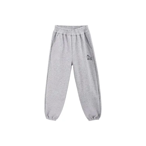 Детские 3-7 лет Royal Childlike Вязаные Тренировочные Штаны Серого цвета