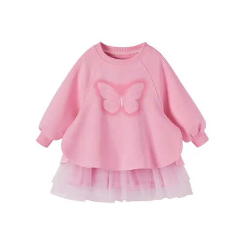 JELLYBABY Платье Розово-красное для детей 3-7 лет