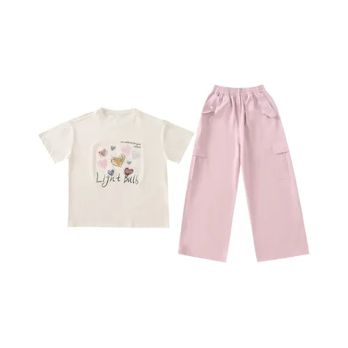 TONYBEAR Повседневный Спортивный Комплект из 2 предметов Розовый для Детей