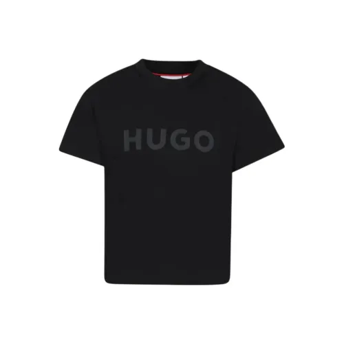 HUGO BOSS Черные Детские Рубашки T