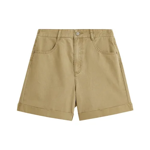 Inman Джинсовые шорты Женские Хаки