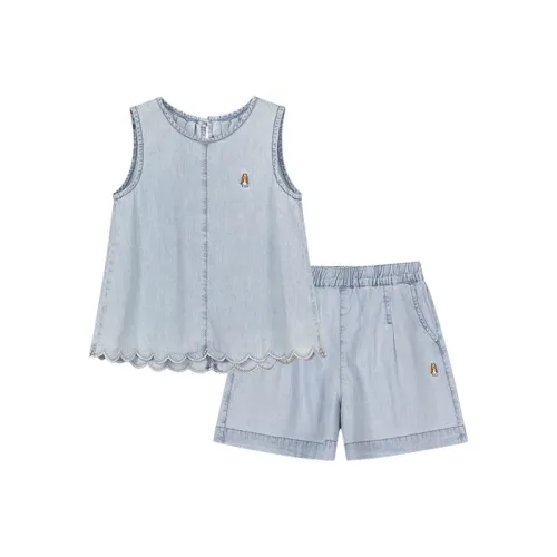 Hush Puppies Повседневная спортивная одежда SS25 Светло-джинсовый для детей 3-7 лет