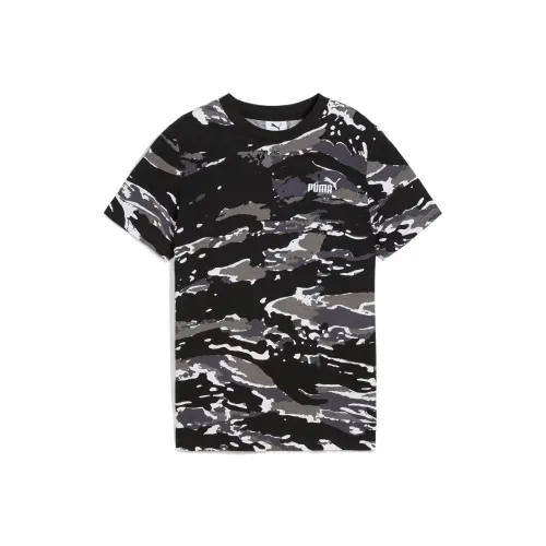 PUMA T-рубашка ESS PUMA черная для детей 3-7 лет