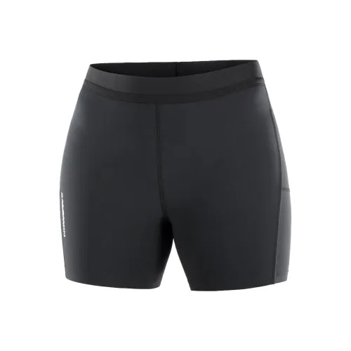 SALOMON Спортивные шорты Женские Темно-черный