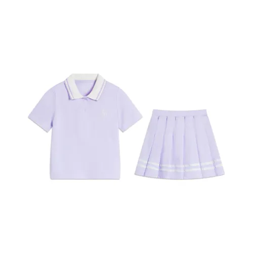 Дети 3-7 лет LINING YOUNG Комплект с юбкой Sports Life Collection Светлый Сиреневый