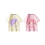 Модные вентиляторы/Абрикос + Маленькая девочка/Розовый