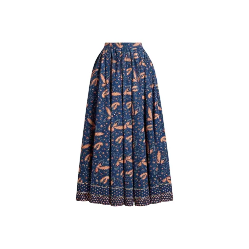 Polo Ralph Lauren Повседневный Длинный Юбка Женские Синий
