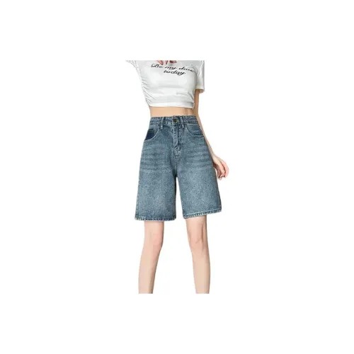 FAWENXIANGZI Джинсовые шорты Женские