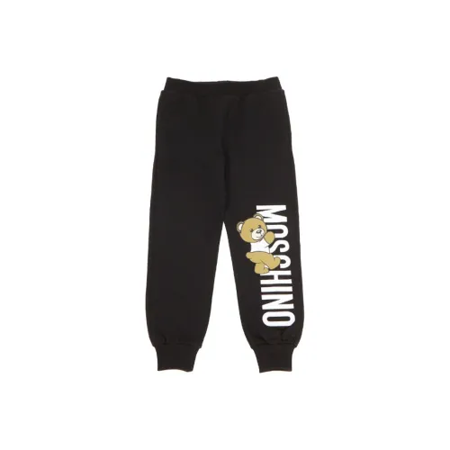 MOSCHINO Черные Kids Спортивные брюки
