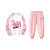 Вишня Колокольчик/Розовый + Розовый [Весна-осень, тонкий]