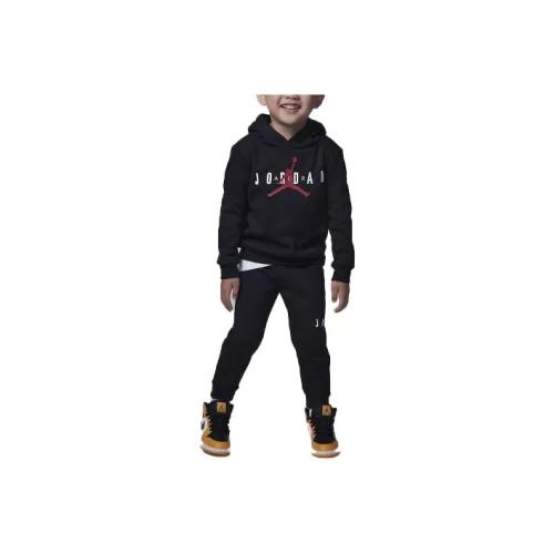 Jordan Kids Комплекты Детская одежда Sustainable Materials Пуловер Толстовка Набор Черный Infant And Toddler