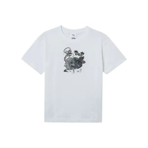 PUMA x TMNT T-Shirt RELAXEDgraphic Белый Подростки