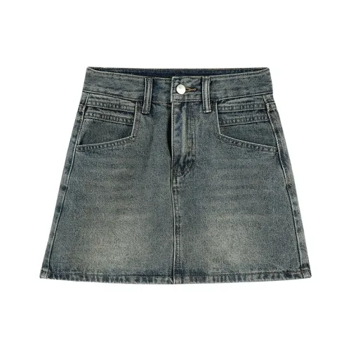 YEARNED Джинсовые короткие юбки Женские