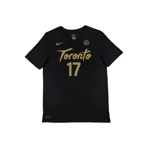 Nike Toronto Raptors Черная школьная рубашка с коротким рукавом