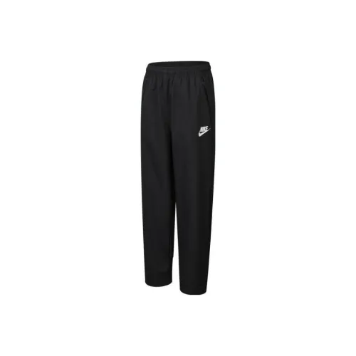 Детские 3-7 лет Nike Вязаные Тренировочные Штаны Черные