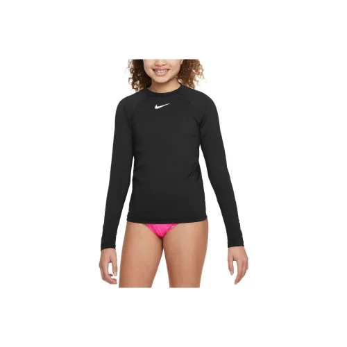 Nike Long Sleeve Hydroguard Детский Купальник Детский Черный