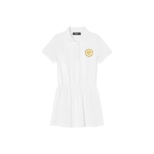 VERSACE Белые Платья для Детей