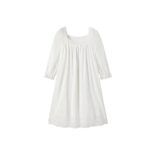 YeeHoO Белый Kids Домашние и ночные платья