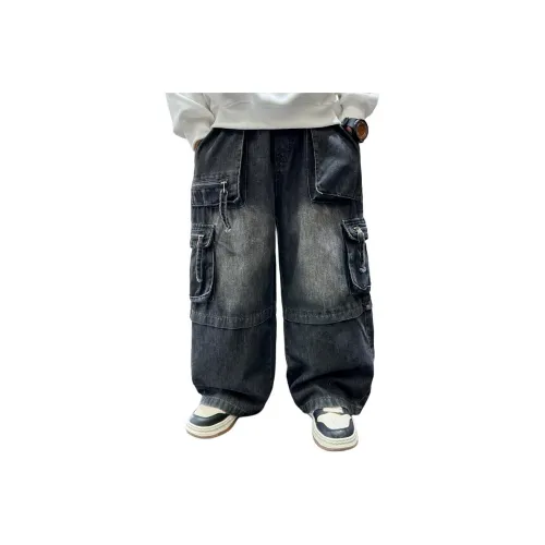 TONGGENI Черные Джинсы для школьного возраста